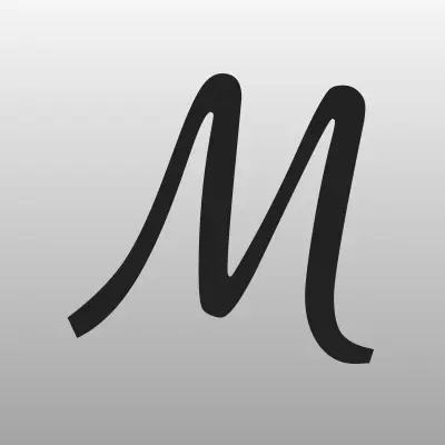 M-cosmetics, сеть магазинов профессиональной косметики, лого-визитка